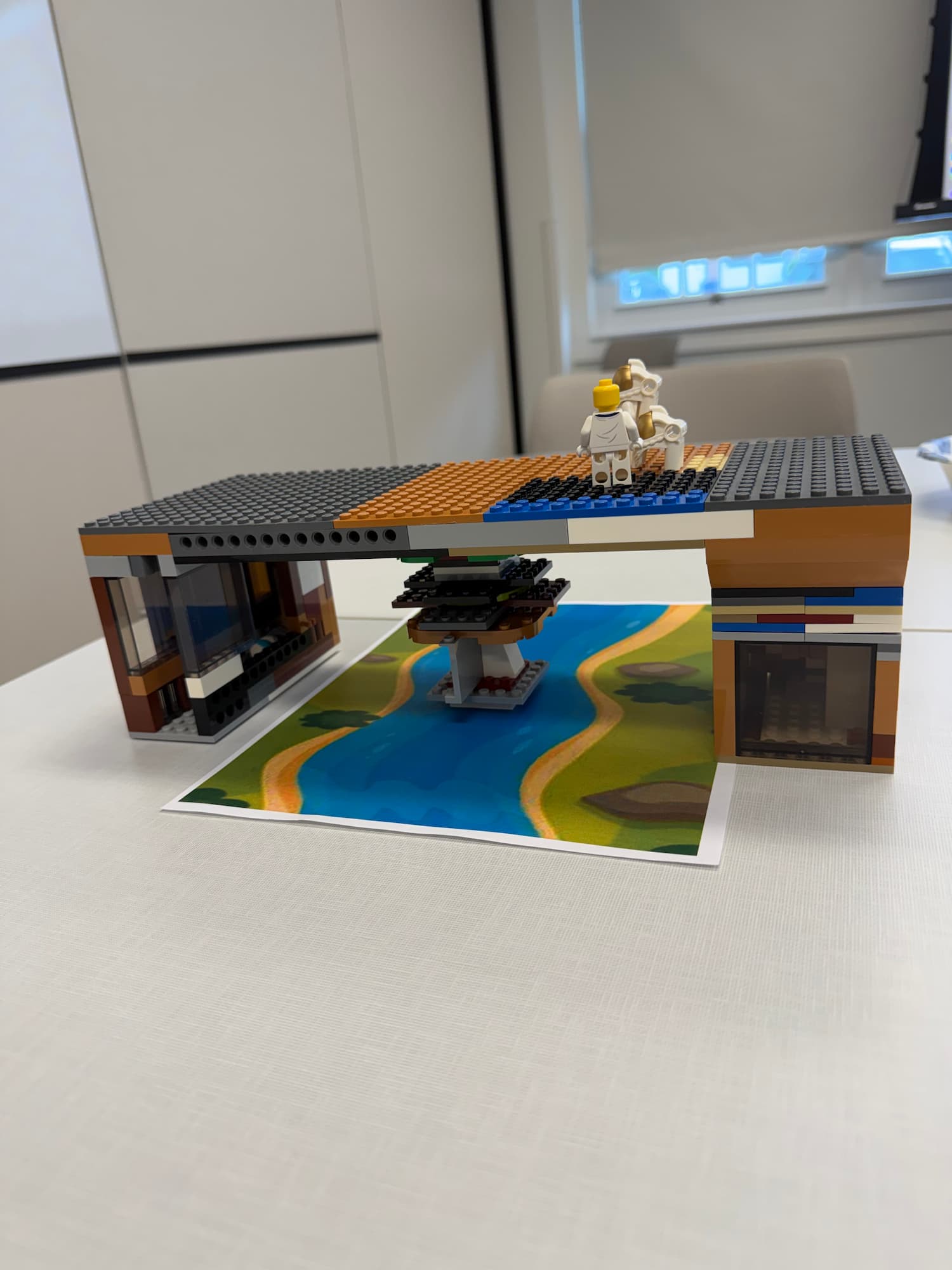 Bridge side view — LEGO Bridge Building Workshop