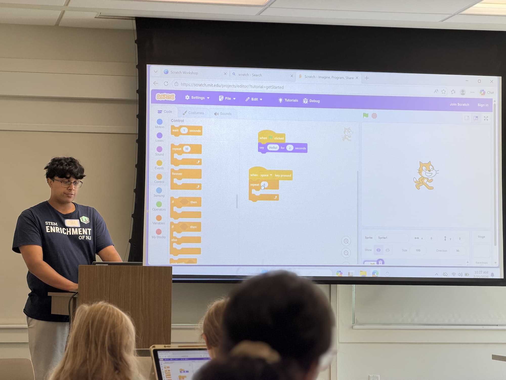Teaching — Scratch Coding Workshop